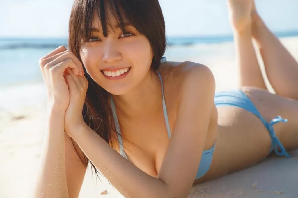 賀喜遥香　水着　おっぱい　エロ