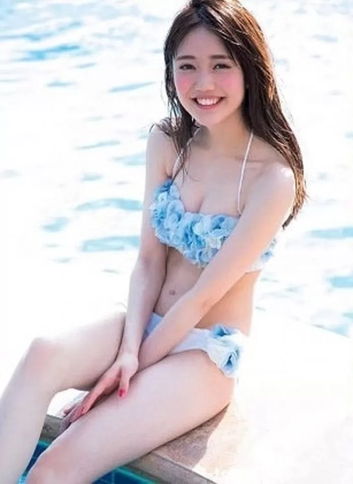 松川菜々花 水着 ビキニ ランジェリー 下着 グラビア 写真集 オオカミちゃん FYT アイドル non-no めざましテレビ イマドキガール