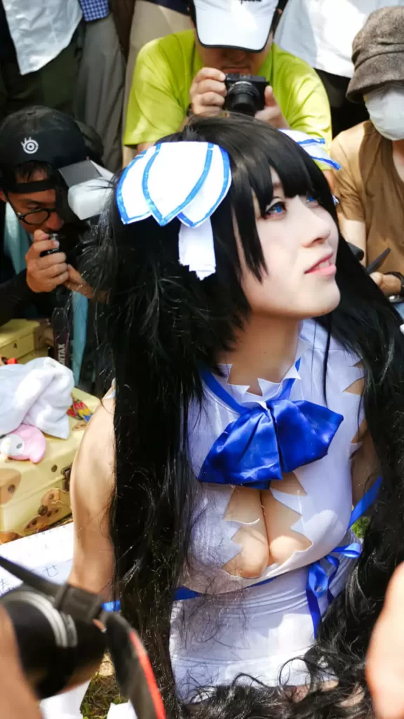 コスプレイヤーのポロリハプニング