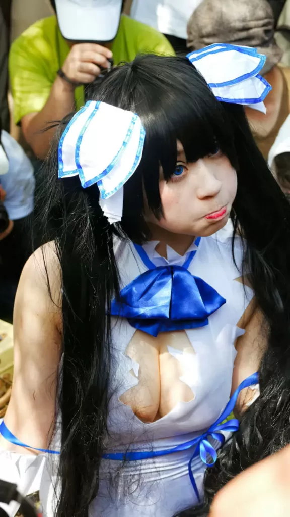 コスプレイヤーのポロリハプニング