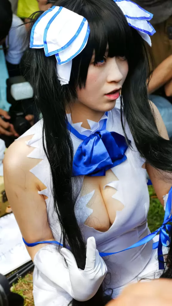 コスプレイヤーのポロリハプニング