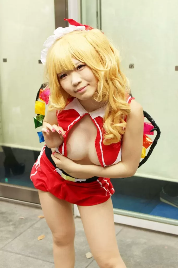 コスプレイヤーのポロリハプニング